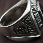 梵字　スクエア型チャンピオンリングの画像