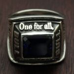 梵字　スクエア型チャンピオンリングの画像