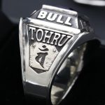 梵字　スクエア型チャンピオンリングの画像