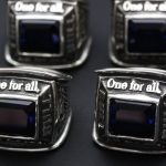 梵字　スクエア型チャンピオンリングの画像