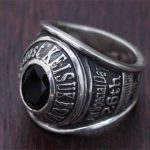 恋人への誕生日プレゼントカレッジリングの画像