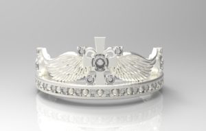 ティアラ・王冠リング シルバー・プラチナ