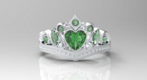 ティアラ・王冠リング シルバー・プラチナ