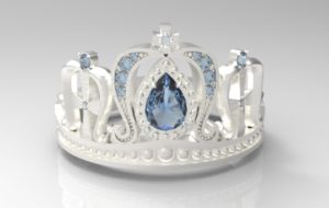 ティアラ・王冠リング シルバー・プラチナ