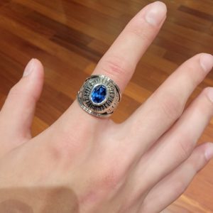 法政大学アメフト部様からご注文いただいた卒業記念カレッジリング