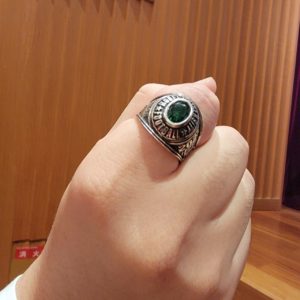 法政大学アメフト部様からご注文いただいた卒業記念カレッジリング