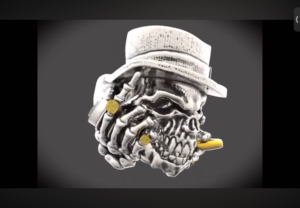 禁酒法時代のシカゴギャングをモチーフにしたギャングスカルリング