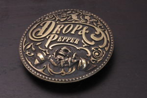 スカルが半立体のオーダーメイドコンチョ