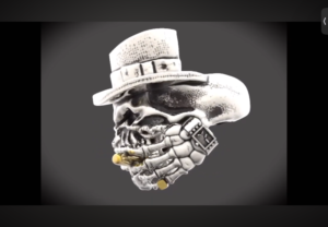 禁酒法時代のシカゴギャングをモチーフにしたギャングスカルリング