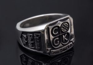 インターナショナルスクール幼稚園からの依頼で制作したカレッジリング