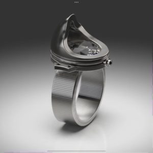 マルセルデュシャン 泉から着想を得た現代アートリング