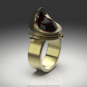 マルセルデュシャン 泉から着想を得た現代アートリング