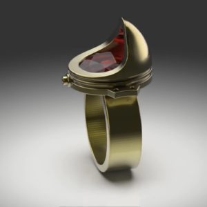 マルセルデュシャン 泉から着想を得た現代アートリング