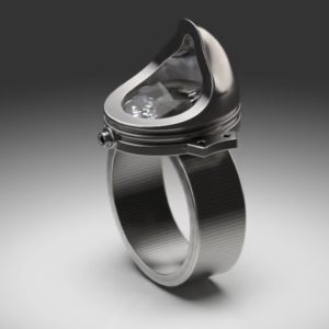 マルセルデュシャン 泉から着想を得た現代アートリング