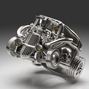Hotrod カスタムカーデザインのリング