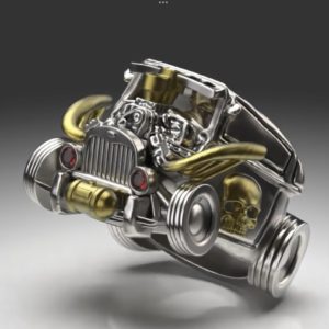 Hotrod カスタムカーデザインのリング