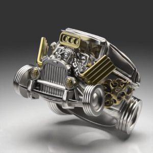 Hotrod カスタムカーデザインのリング