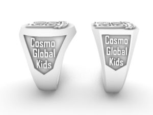 インターナショナルスクール幼稚園からの依頼で制作したカレッジリング